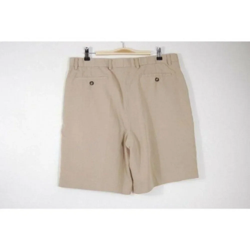 Cutter & Buck Mens Pleated Khaki‎ Dress Shorts - no tag measures 35